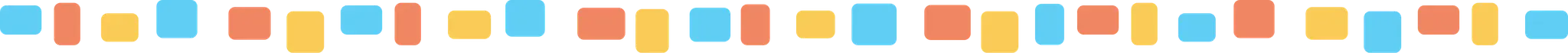 フッター:PC用カラフルな図形のイラスト